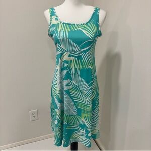 Columbia PFG Performance Fishing Tropical Sleeveless Tank Dress Beach Outdoors M